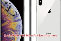 Apple iPhone XS Max: Full Specifications